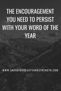 Encouragement to persist Pinterest pin