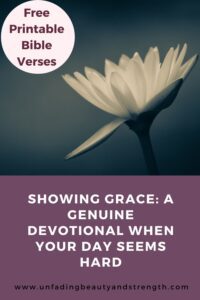 Pinterest pin for devotional on grace