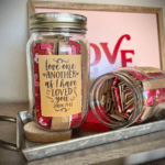 Love jar from etsy, Bible verses on love