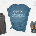 Grace Definition t-shirt from Etsy